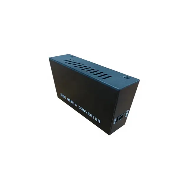 4-Port 10/100M Ethernet PoE konverter Media dengan 1SC serat optik Transceiver