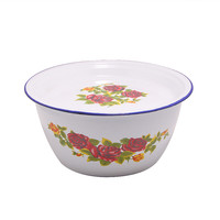 Cazuela de fabricante de China, cubierta de olla, Setenamel, esmalte, cuenco para dedos