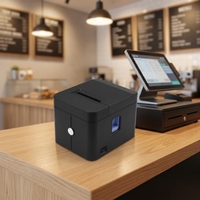 Imprimante thermique de reçus Cashino CSN-58V 58 mm avec coupe-papier automatique, compatible ESC/POS, pour point de vente de bureau destiné aux commerces de détail