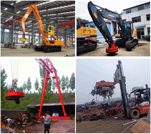 Electroimán Circular Magnético Permanente y Eléctrico de 1000 kg a 10 Toneladas para Levantar Chatarra/Placas de Acero en Grúas - ¡Oferta! - Product Image 4