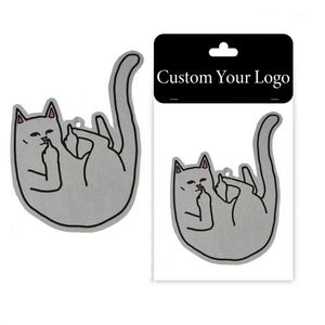 ออกแบบของขวัญส่งเสริมการขายขายส่ง น้ำหอมปรับอากาศแบบแขวนติดรถยนต์ กลิ่นหอมติดทนนาน หลากหลายกลิ่น น้ำหอมปรับอากาศแบบกระดาษสำหรับรถยนต์ - Product Image 4