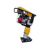 Compacteurs de sol routier personnalisés MUDUO, compacts vibrants à essence de type Wacker Jumping Jacks, petits compacts vibrants plats avec moteur EPA 5,5 kW 80 kg