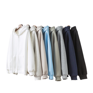 Sudadera con Capucha Personalizada, Bordada, con Cierre, para Hombre, de Tela de Felpa Gruesa, Ecológica, de Secado Rápido - Product Image 1