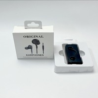 Écouteurs intra-auriculaires filaires 3,5 mm avec micro HD, contrôle intégré, basses stéréo, isolation du bruit, compatibles avec Samsung S8 S10 Note10