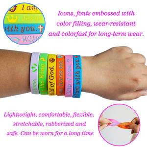 Milieuvriendelijke Zachte Siliconen Polsbandjes Op Maat Logo Gedrukt, Promotionele Evenement Armbanden Fabriek Groothandel - Product Image 3