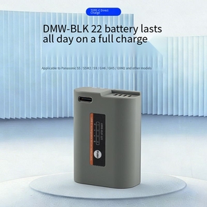 แบตเตอรี่กล้อง DMW-BLK22 พร้อมระบบชาร์จโดยตรงแบบ Type-C ใช้ได้กับ <span class=keywords><strong>Panasonic</strong></span> <span class=keywords><strong>S5</strong></span> II, GH6, GH5M2 และ G9m2 - Product Image 3