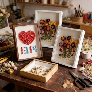 <span class=keywords><strong>Cadre</strong></span> <span class=keywords><strong>photo</strong></span> en bois pour souvenirs, souvenirs de mariage, artisanat, billets et photos - Cadres <span class=keywords><strong>photo</strong></span> carrés en bois - Product Image 4