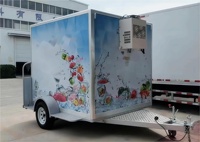Lado de la cámara frigorífica de 1HP 2HP 3HP en refrigeración monobloque para cámara frigorífica pequeña y mini cámara frigorífica portátil