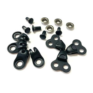 Fabricación Hardware Metal en forma de pera ganchos de ojal de hierro para botas de escalada - Product Image 2