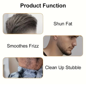 Cortadora de <span class=keywords><strong>Pelo</strong></span> Profesional para Hombre y Recortadora de Barba Eléctrica Recargable de Bronce con 4 Peines Guía para Uso Doméstico - Product Image 4