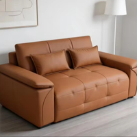 Canapé sectionnel en cuir de luxe au design italien moderne, longueur 366 cm, meubles de maison, canapés entièrement en cuir, canapés élégants