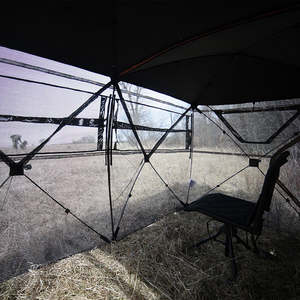 Abri de chasse camouflage facile à monter, tente pop-up légère, abri au sol pour la chasse au cerf, protection UV, design pliable - Product Image 5