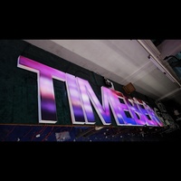 Boîte à lumière LED Magic Color Digital Night Club Publicité Intérieur Extérieur Tissu Acrylique Aluminium pour Marque