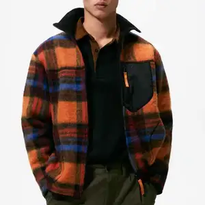 Фабричная длинная Мужская замшевая куртка из натуральной кожи для гольфа