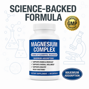 Flourisher – Complément de capsules de glycinate de magnésium à absorption élevée pour adultes – Qualité supérieure – 60 capsules – HALAL ISO - Product Image 2