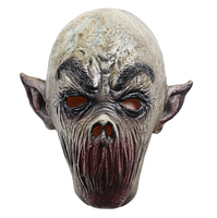 Máscara de bruxa assustadora para o dia das bruxas, adulto, látex, vestido assustador de halloween, cinto