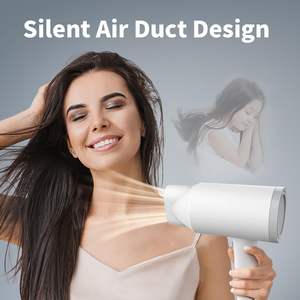 Ionic <strong>Hair</strong> <strong>Dryer</strong> with Diffuser, Powerful 1800W Blow <strong>Dryer</strong> for Women &amp; Men, Fast-Drying <strong>Hair</strong> <strong>Dryer</strong> with Nozzle for Home, Salon - Product Image 6