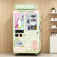 Máquina para Imprimir Carcasas de Teléfono Personalizadas en 3 Minutos, Máquina Expendedora de Carcasas de Teléfono, Kiosco de Pago Múltiple para Tiendas de Té con Leche y Tiendas de Teléfonos Móviles