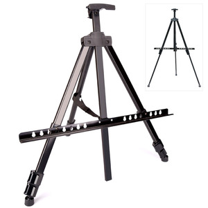 Großhandel große leichte Staffelei Stand Kunst Staffelei Metall Staffelei Künstler tragbare Stativ Eisen Aluminium Staffelei - Product Image 2