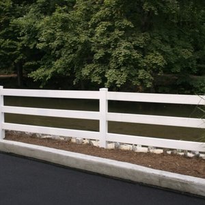 1.8*2.4m yüksek kalite fabrika doğrudan ucuz <span class=keywords><strong>PVC</strong></span> 3 raylar çiftlik ve at vinil çit beyaz - Product Image 3