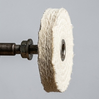 Roues en feutre de laine en gros, roues en fil de laine, roues en tissu de polissage, roues d'usine de fonderie utilisées pour le polissage et le meulage