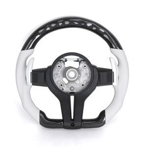 Volante LED F10 Personalizado para BMW Serie 5 F10 - Serie 7, M5, <span class=keywords><strong>M8</strong></span>, M6, F01, F02, F03, F12, F13 con Palancas de Cambio - Product Image 2