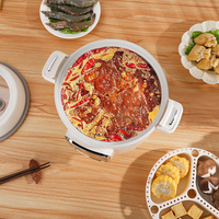 Casserole électrique multifonctionnelle en plastique pour hôtel et maison, cuiseur lent automatique 3L, cuisson à micro-pression écoénergétique