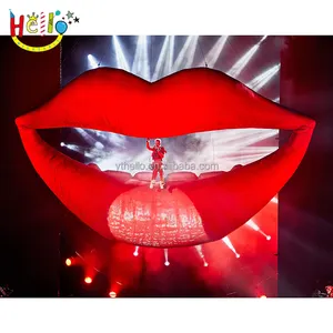 Inflatable product Outdoor advertising inflatable Valentine's Day decorations sexy inflatable red lips