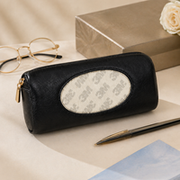 Étui à lunettes personnalisé fait main en tissu écologique et tendance avec autocollant 3M, broderie au point de croix DIY sur toile
