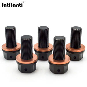 Camaro Gr.5แม่เหล็กไทเทเนียมปลั๊กระบายน้ำมันเกียร์สีดำใหม่หลากหลายขนาด M12x1.5/1.25/1.75 M18x1.5 M16x1.5 M14x1.5