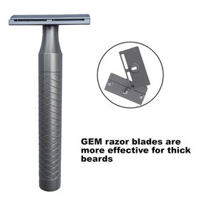 Classic GEM Single Sided Shave Experience Smooth Stroke Comfortable Grip Traditional Manual <strong>Razor</strong> - Product Image 6