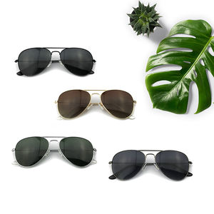 نظارات شمسية كلاسيكية مستقطبة بشعار مخصص نظارات شمسية Blaze Gafas de Sol من الفولاذ المقاوم للصدأ شاي أسود أخضر-نظارات شمسية فاخرة للقيادة - Product Image 3