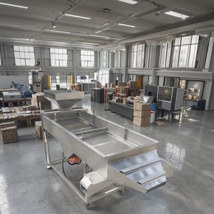 Machine à tamis vibrant linéaire Machine à tamis vibrant vibrant Machine à tamiser et à transporter les vibrations - Product Image 1