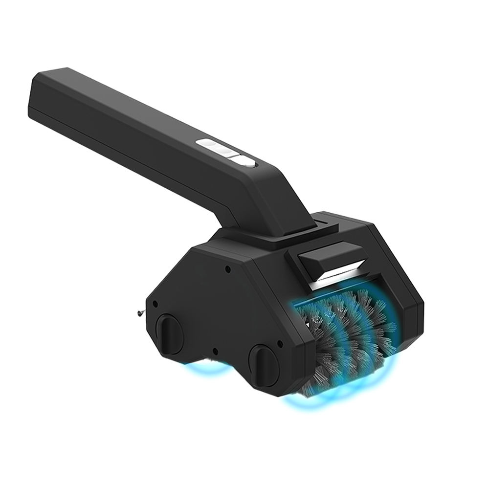 Black-Double wheel brush