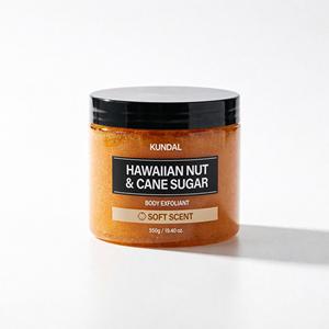 Exfoliante Corporal KUNDAL con Nuez Hawaiana y Azúcar de Caña 550g Aroma Suave - Product Image 1