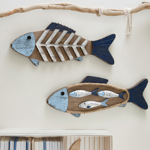 TP TP-35037 - Colgante Decorativo de Madera con Forma de Pez, Estilo Mediterráneo, para Decoración de Paredes de Restaurantes, Bares y Cafeterías - Product Image 4
