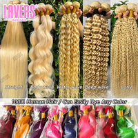 Bundle de cheveux brésiliens 613 blonds de 30 pouces Extensions de cheveux humains Remy 100% vente en gros bon marché Bundle 613 Curl Wave Bundles de cheveux humains