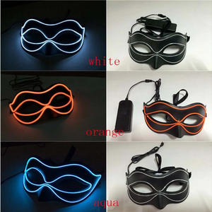 <span class=keywords><strong>Masque</strong></span> <span class=keywords><strong>de</strong></span> fête lumineux à LED en fil lumineux sonore pour les occasions <span class=keywords><strong>de</strong></span> Noël, les raves et les masques <span class=keywords><strong>de</strong></span> mascarade en PVC - Product Image 2