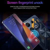 هاتف ذكي GT10 Pro الأصلي الأكثر مبيعًا بشاشة كاملة HD مقاس 6.6 بوصة وذاكرة وصول عشوائي 3 جيجابايت وذاكرة تخزين 64 جيجابايت يعمل بنظام أندرويد 9.0 مع خاصية فتح القفل بالوجه ويدعم شبكات CDMA 4G ونظام تحديد المواقع العالمي (GPS)