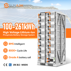 Batterie lithium-ion LiFePO4 haute tension Sunark 100 kWh 241 kWh 314 Ah avec cellules de qualité A pour le stockage d'énergie solaire - Product Image 1