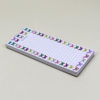 Bloc de notas adhesivo con impresión personalizada con imán Offset Paper Market Shopping List Memo Notes Pad Autoadhesivo Bloc de notas de bolsillo
