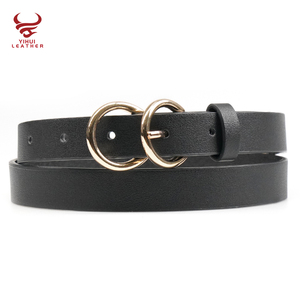 Offre Spéciale 2 Boucles À La Mode Designer <span class=keywords><strong>Noir</strong></span> Ceintures Faux Cuir France Célèbre <span class=keywords><strong>Marque</strong></span> <span class=keywords><strong>Ceinture</strong></span> En Cuir Femmes - Product Image 4
