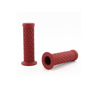 <b>Motorcycle</b> Non Slip Retro Rubber Handlebar Comfortable Handlebar 7/8" 22mm 1" 24mm Rubber Handle <b>Grips</b> - Product Image 1