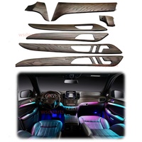 Luz Ambiental de Fibra de Carbono Auténtica para Mercedes Benz GLE GLS ML GL W165 W166, Lámpara de Atmósfera, Iluminación Interior