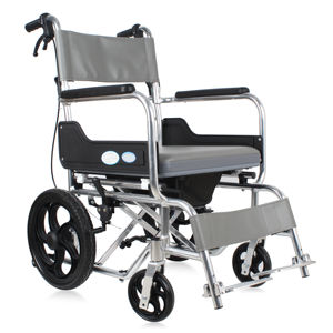 Silla de ruedas ligera de acero plegable, hecha a mano, de peso, económica, AC972 CE.ISO13485 CN;GUA - Product Image 2