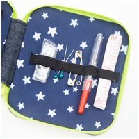 Kit de couture coloré pour travaux d'aiguille, ensemble de fils à coudre, kit de voyage aiguille et fil pour la réparation, fournitures de loisirs créatifs en gros