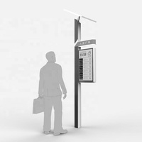 Solar Power tampilan buku E, tampilan Bus Stop e-ink, pembaca buku elektronik 13 "31" 42 "luar ruangan