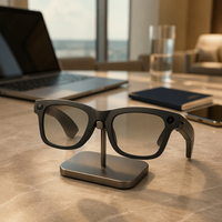 Lunettes Intelligentes de Traduction IA 100 Langues Assistant Vocal Appel HD Musique Navigation Microphone ENC Lunettes AR