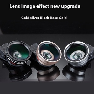 Ống kính điện thoại di động 2 trong 1 OEM 37mm 0.45X 49UV góc siêu rộng + macro, cấu tạo kim loại bền chắc - Product Image 3