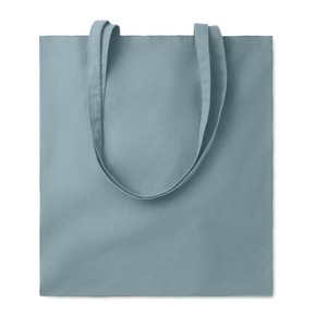 Borsa Tote in Cotone Cottonel 180g Blu Petrolio Quadrata per Uso Promozionale Casual - Product Image 1